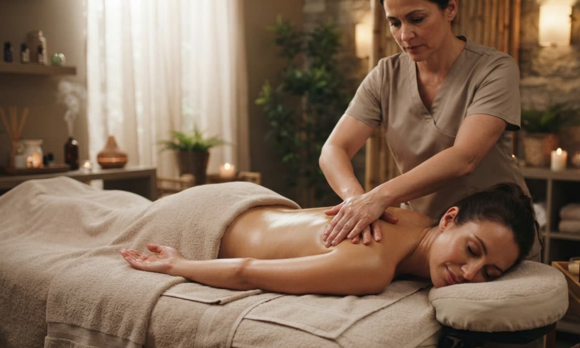 Aroma/swedish full body massage (45 minutes) + (15 shower) - 1