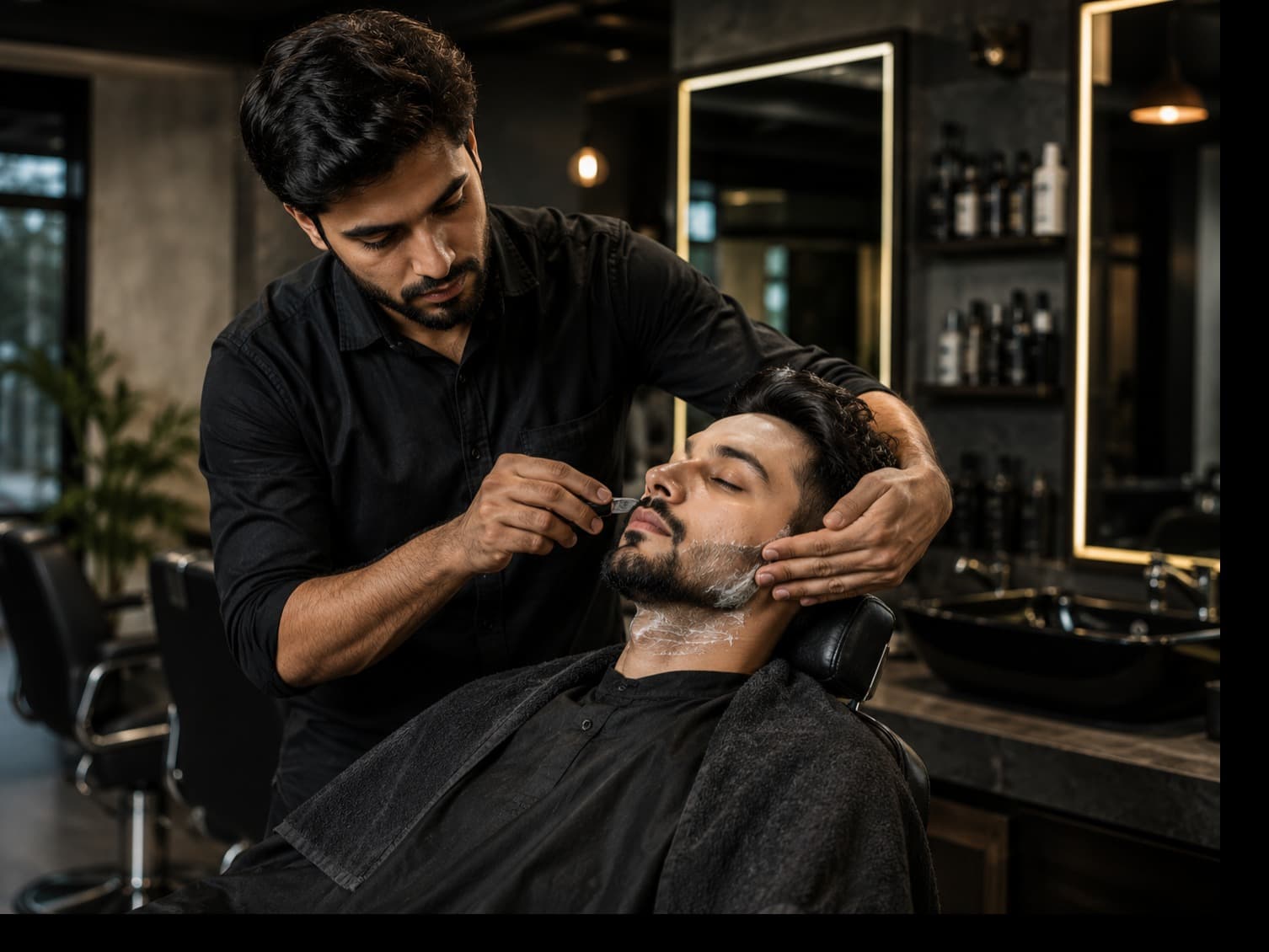 Advance Hair Cut + Hair Wash + Shave/Beard Style + Hair Spa + Glow Pack — 50% OFF