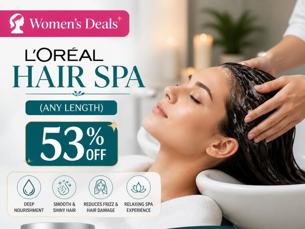 Women’s Deals - L'Oréal Hair Spa (Any Length) — 53% OFF