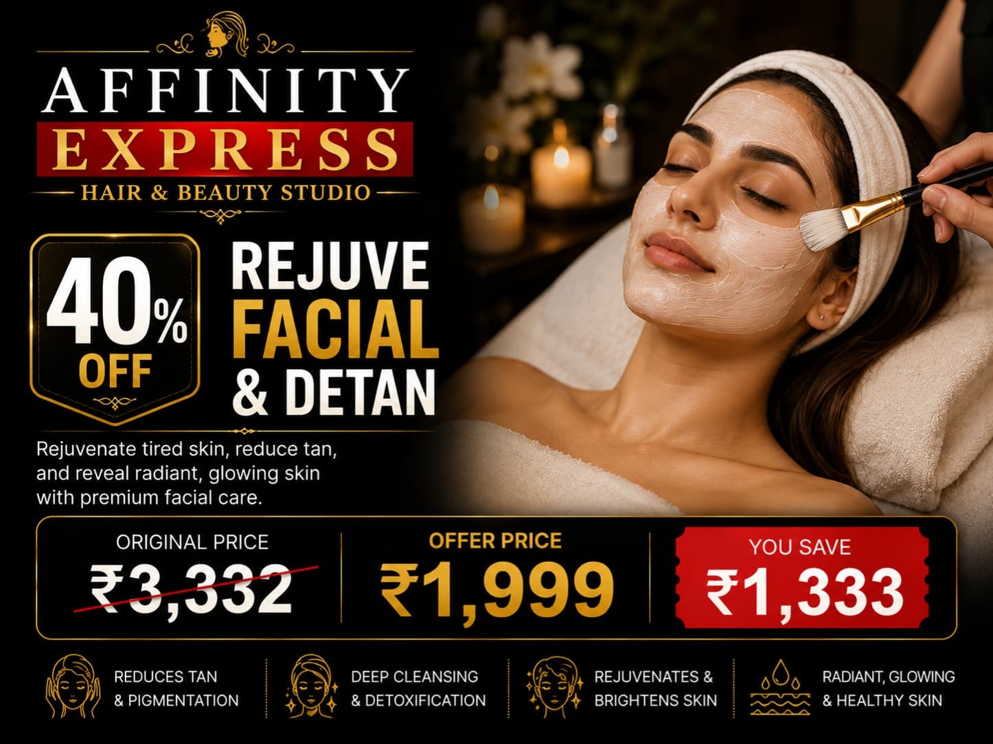 Rejuve Facial & Detan | 40% OFF | WOMEN’S DEALS